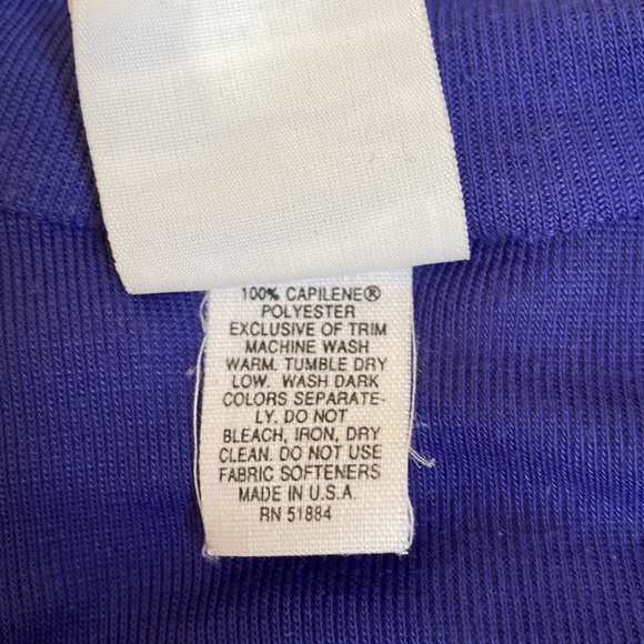 Vintage Patagonia Capilene Half Zip Size Medium Purple - Picture 8 of 10